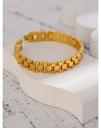 Watch Style 18k Gold Plated Bracelet - Golda-Jewelry