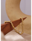 Bead Chain 18k Gold Plated Bracelet - Golda-Jewelry