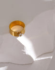 Heart Zirconia 18k Gold Plated Ring - Golda-Jewelry