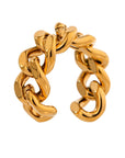 Chain Opening 18K Gold Plated Ring - Golda-Jewelry