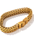 Heavy 18k Gold Plated Bracelet - Golda-Jewelry