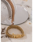 Heavy 18k Gold Plated Bracelet - Golda-Jewelry