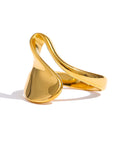 Irregular 18k Gold Plated Ring - Golda-Jewelry