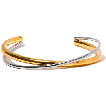 Geometric 18K Gold Plated Bracelet - Golda-Jewelry