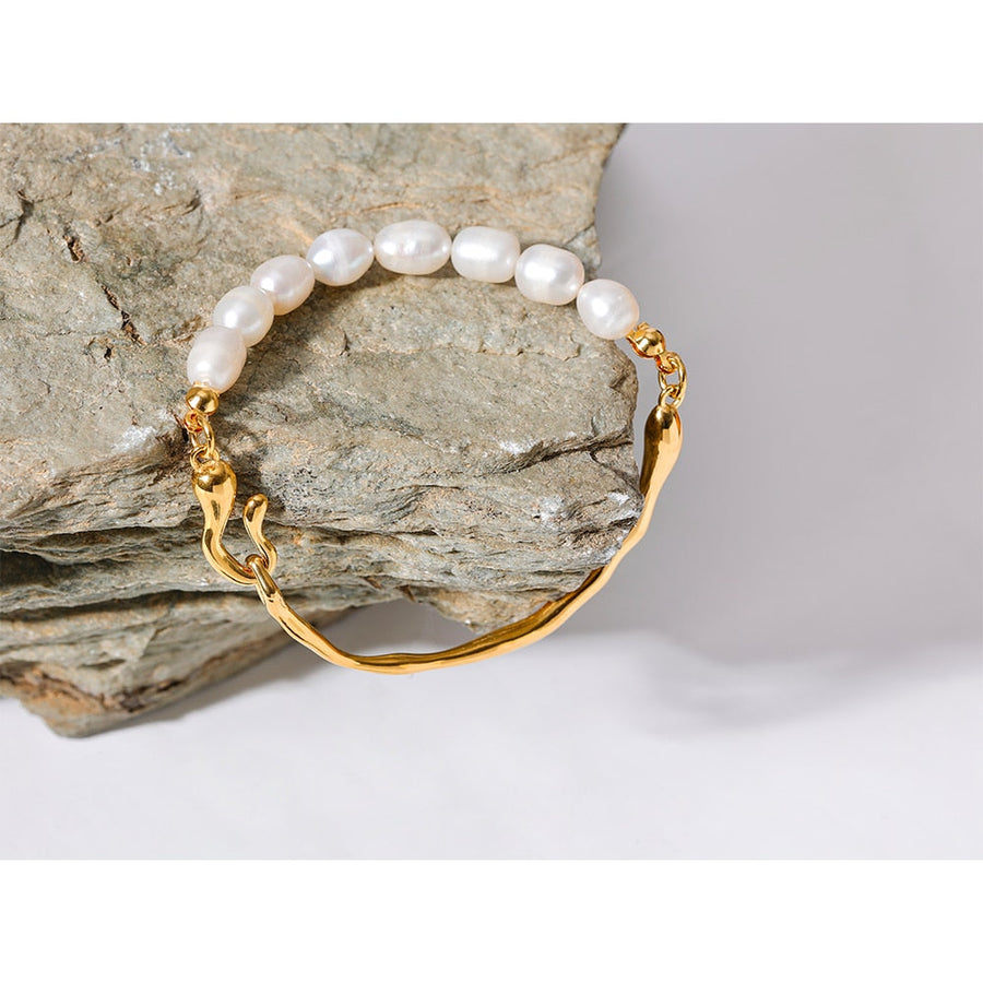 Pearls 18k Gold Color Bracelet - Golda-Jewelry