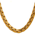 Texture 18K Gold Plated Necklace - Golda-Jewelry