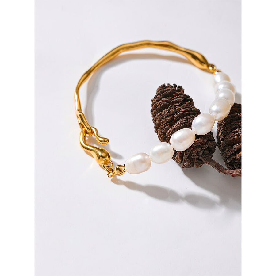 Pearls 18k Gold Color Bracelet - Golda-Jewelry