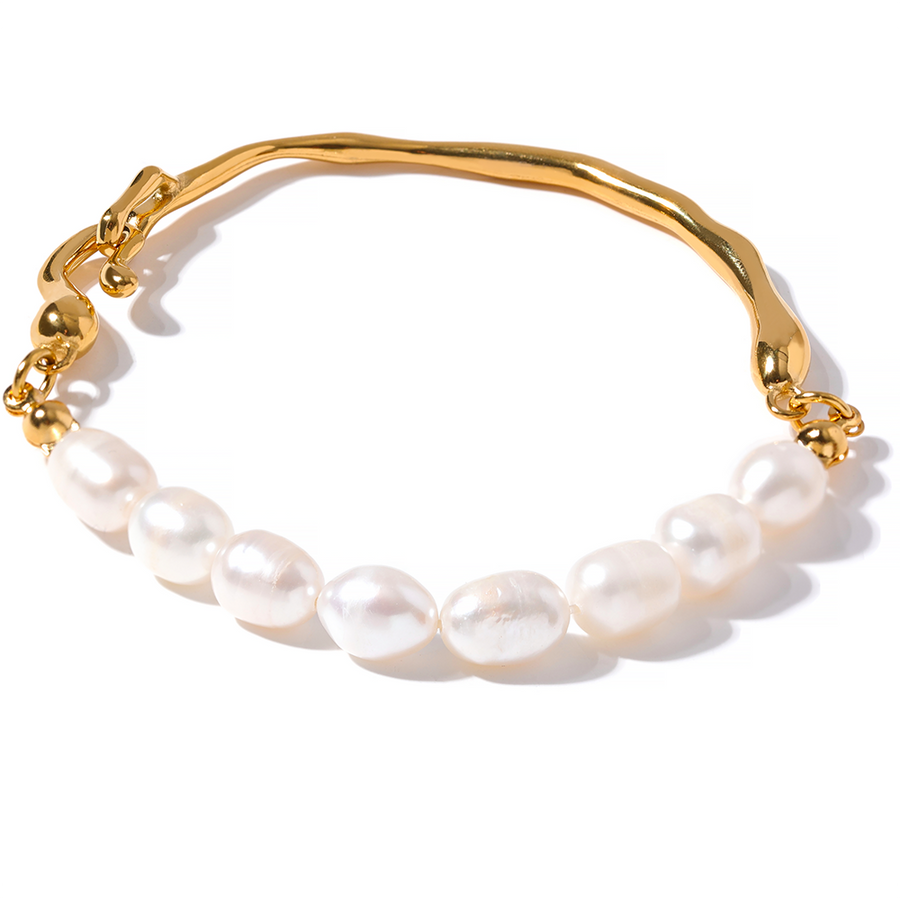 Pearls 18k Gold Color Bracelet - Golda-Jewelry