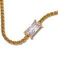 Exquisite Cubic Zirconia 18k Gold Plated Necklace - Golda-Jewelry