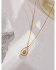 Golden Fruit 18k Gold Plated Pendant Necklace - Golda-Jewelry