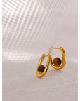 Shell Pearl 18k Gold Plated Earrings - Golda-Jewelry