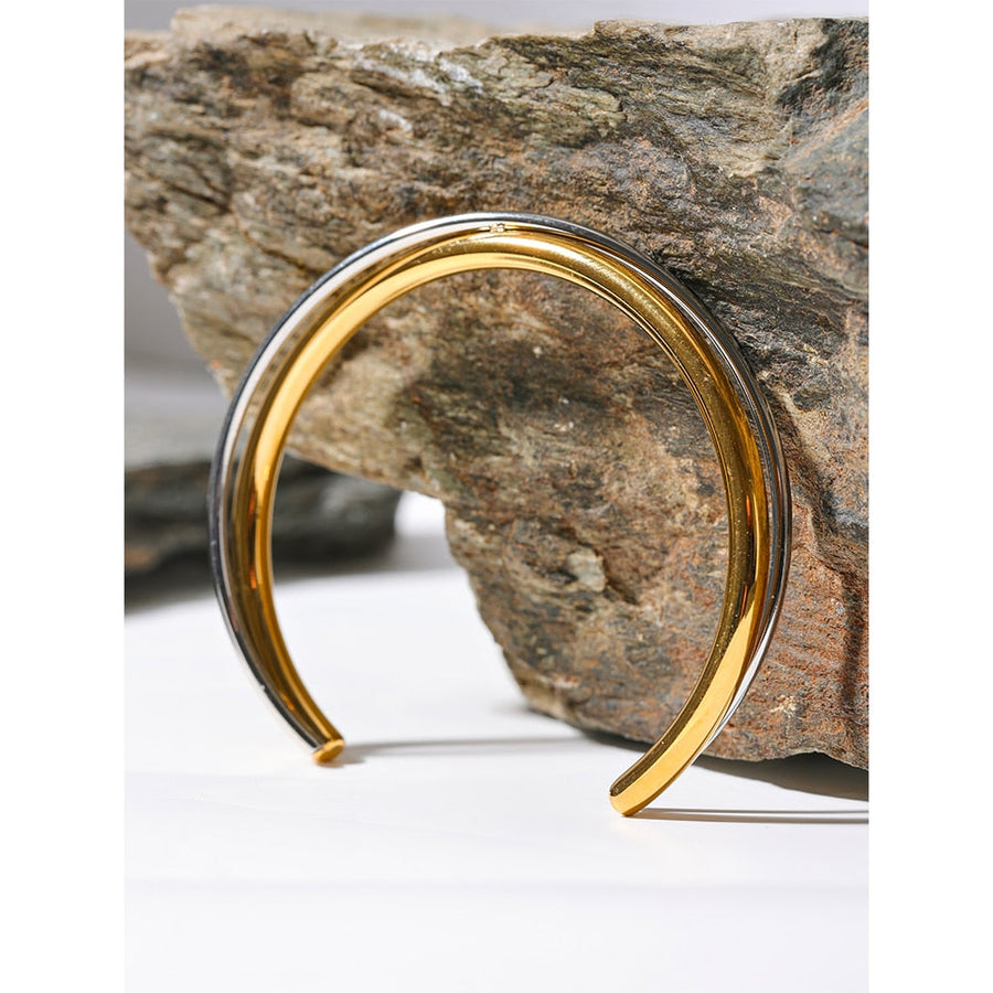 Geometric 18K Gold Plated Bracelet - Golda-Jewelry