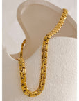 Texture 18K Gold Plated Necklace - Golda-Jewelry