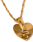 Heart Snake 18K Gold Plated Necklace - Golda-Jewelry