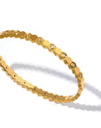 60mm 18K Gold Zircon Bracelet - Golda-Jewelry